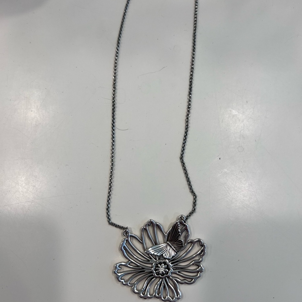 Brighton Enchanted Garden Silver Necklace - Picture 2 of 3